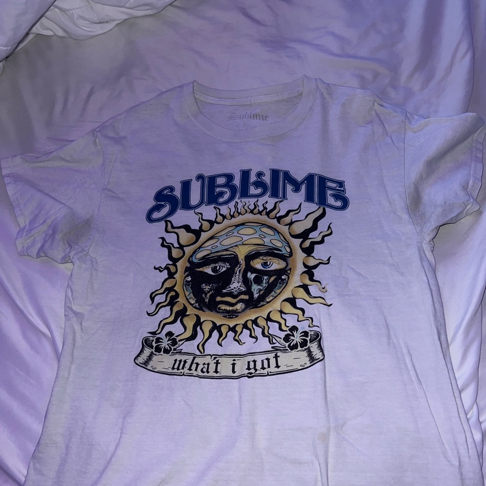 Sublime Graphic T-Shirt in White